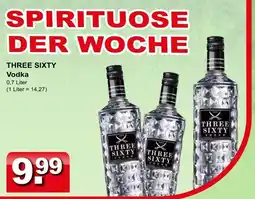 Getränkeparadies Gefromm Three sixty vodka Angebot
