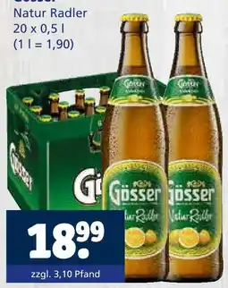 Getränkewelt Gösser natur radler Angebot