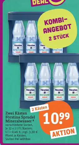tegut Förstina sprudel mineralwasser Angebot