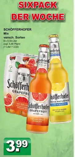 Getränkeparadies Gefromm Schöfferhofer mix Angebot