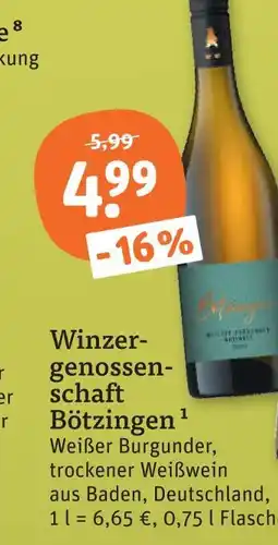tegut Winzergenossenschaft bötzingen weißer burgunder Angebot