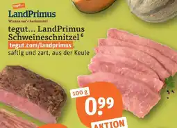 tegut Tegut... landprimus schweineschnitzel Angebot