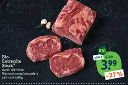 tegut Bio-entrecôte steak Angebot