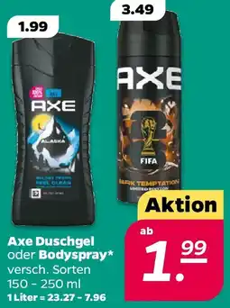 Netto Axe Duschgel oder Bodyspray Angebot