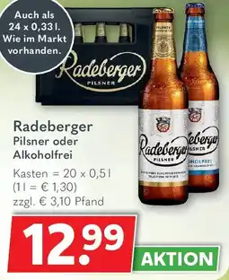 Getränkeland Radeberger Pilsner oder Alkoholfrei Angebot