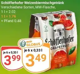 Globus Schöfferhofer Weizenbiermischgetränk Angebot