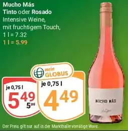 Globus Mucho Más Tinto oder Rosado Angebot