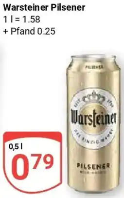 Globus Warsteiner Pilsener Angebot