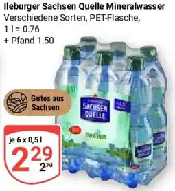 Globus lleburger Sachsen Quelle Mineralwasser Angebot