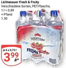 Globus Lichtenauer Fresh & Fruity Angebot