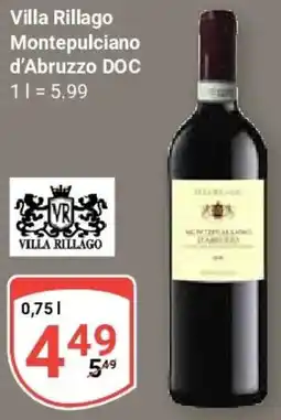 Globus Villa Rillago Montepulciano d'Abruzzo DOC Angebot