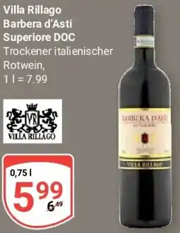 Globus Villa Rillago Barbera d'Asti Superiore DOC Angebot
