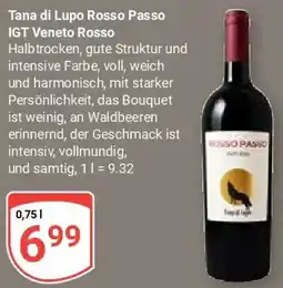 Globus Tana di Lupo Rosso Passo IGT Veneto Rosso Angebot