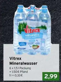 CAP Markt Vitrex Mineralwasser Angebot