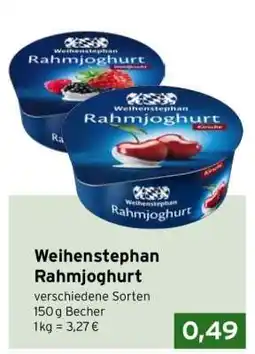 CAP Markt WEIHENSTEPHAN Rahmjoghurt Angebot