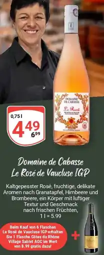 Globus Domaine de Cabasse Le Rosé de Vaucluse IGP Angebot