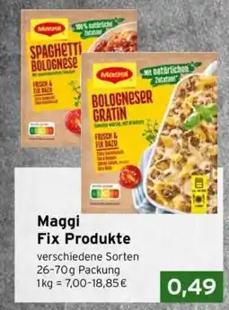 CAP Markt Maggi Fix Produkte Angebot