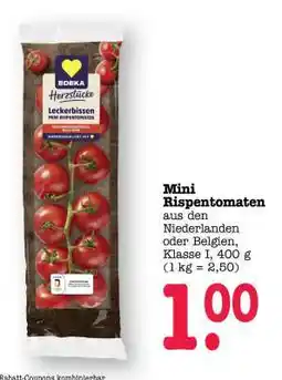 Scheck-in-Center Mini-Rispentomaten Angebot