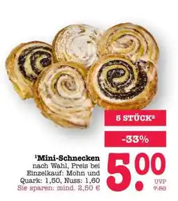 Scheck-in-Center Mini-Schnecken Angebot