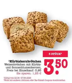 Scheck-in-Center Kürbiskernbrötchen Angebot