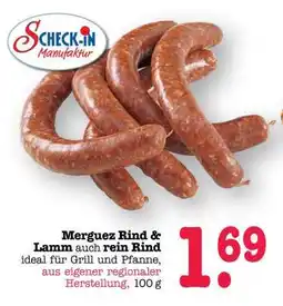 Scheck-in-Center Merguez Rind & Lamm Angebot