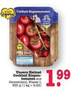 Scheck-in-Center Unsere Heimat Cocktail Rispentomaten Angebot