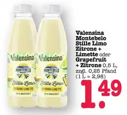 Scheck-in-Center Valensina Montebelo Stille Limo Zitrone+Limette Angebot