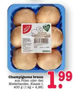 Scheck-in-Center Champignons braun Angebot