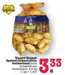 Scheck-in-Center Unsere Heimat Speisefrühkartoffeln Angebot