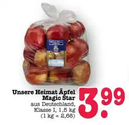 Scheck-in-Center Unsere Heimat Äpfel Magic Star Angebot