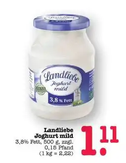 Scheck-in-Center Landliebe Joghurt mild Angebot