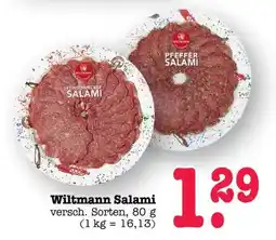 Scheck-in-Center Wiltmann Salami Angebot