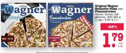 Scheck-in-Center ORIGINAL WAGNER Steinofen-Pizza oder -Flammkuchen Angebot