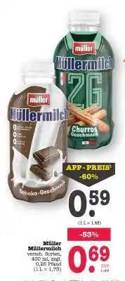 Scheck-in-Center MÜLLER Müllermilch Angebot