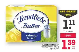 Scheck-in-Center Landliebe Butter Angebot