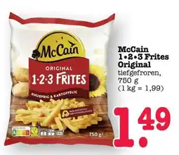 Scheck-in-Center McCain 1-2-3 Frites Original Angebot