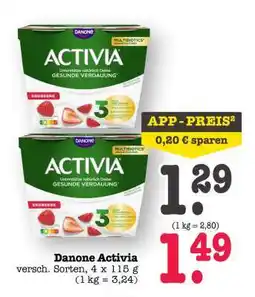 Scheck-in-Center Danone Activia Angebot