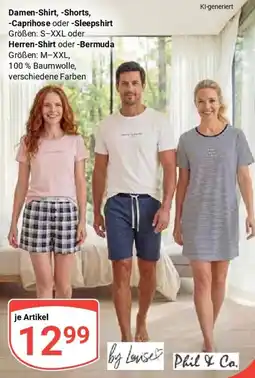 Globus Damen-Shirt, Shorts, Caprihose oder Sleepshirt Angebot