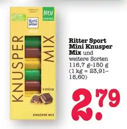 Scheck-in-Center Ritter Sport Mini Knusper Mix Angebot