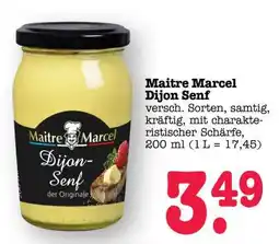 Scheck-in-Center Maitre Marcel Dijon Senf Angebot