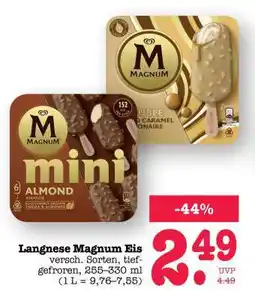 Scheck-in-Center Langnese Magnum Eis Angebot