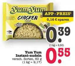 Scheck-in-Center Yum Yum Angebot