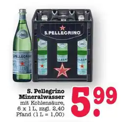Scheck-in-Center S.PELLEGRINO Mineralwasser Angebot