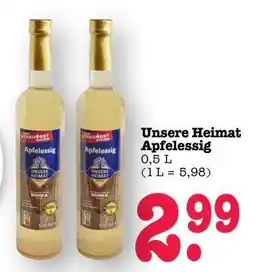 Scheck-in-Center Unsere Heimat Apfelessig Angebot
