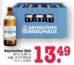 Scheck-in-Center Bayreuther Hell Angebot