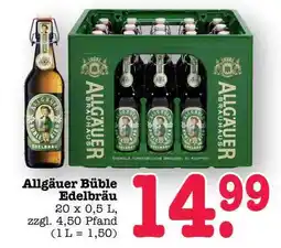 Scheck-in-Center Allgäuer Büble Edelbräu Angebot