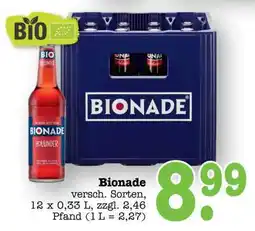 Scheck-in-Center Bionade Angebot