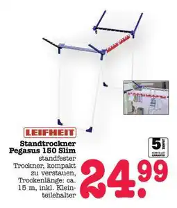 Scheck-in-Center LEIFHEIT Standtrockner Pegasus 150 Slim Angebot