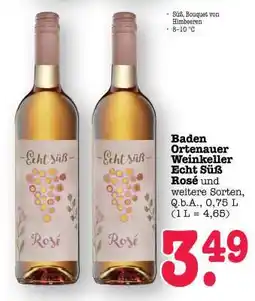 Scheck-in-Center Baden Ortenauer Weinkeller Echt Süß Rosé Angebot