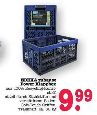 Scheck-in-Center EDEKA zuhause Power Klappbox Angebot